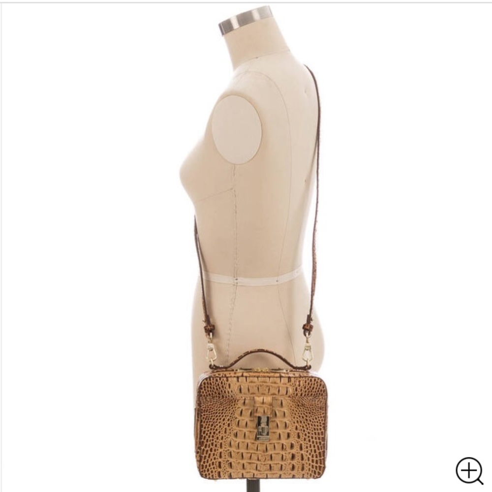 *SOLD*BRAHMIN Evie Toasted Melbourne Croc Embossed - Picture 14 of 15